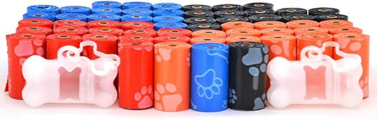 Best Pet Supplies Dog Poop Bags (900 Bags) for Waste Refuse Cleanup