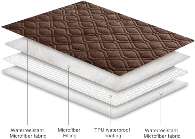 Ameritex Waterproof Blanket Reversible Dog Bed Cover Pet