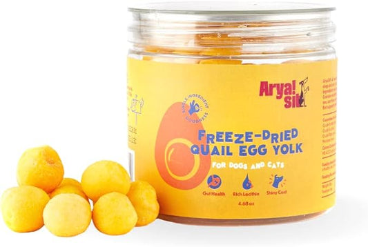 Freeze-Dried Single Ingredient Dog Treats (Egg Yolk 5oz)