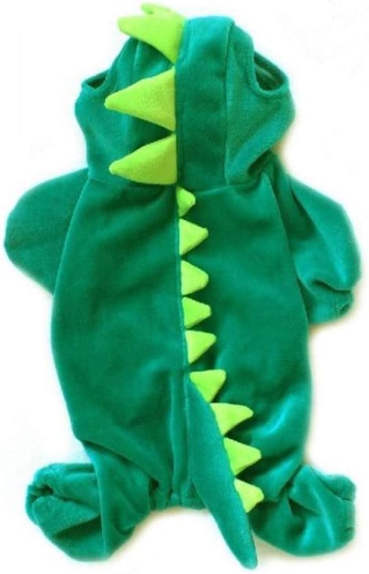 NACOCO Dog Dinosaur Design Costume Green Pet Clothes for Medium & Large Dog (Green, XXXXL)