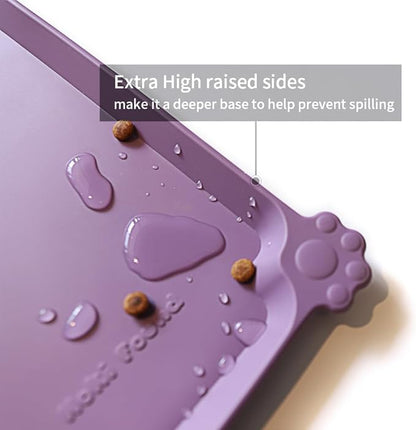 Hoki Found Silicone Pet Food Mats Tray