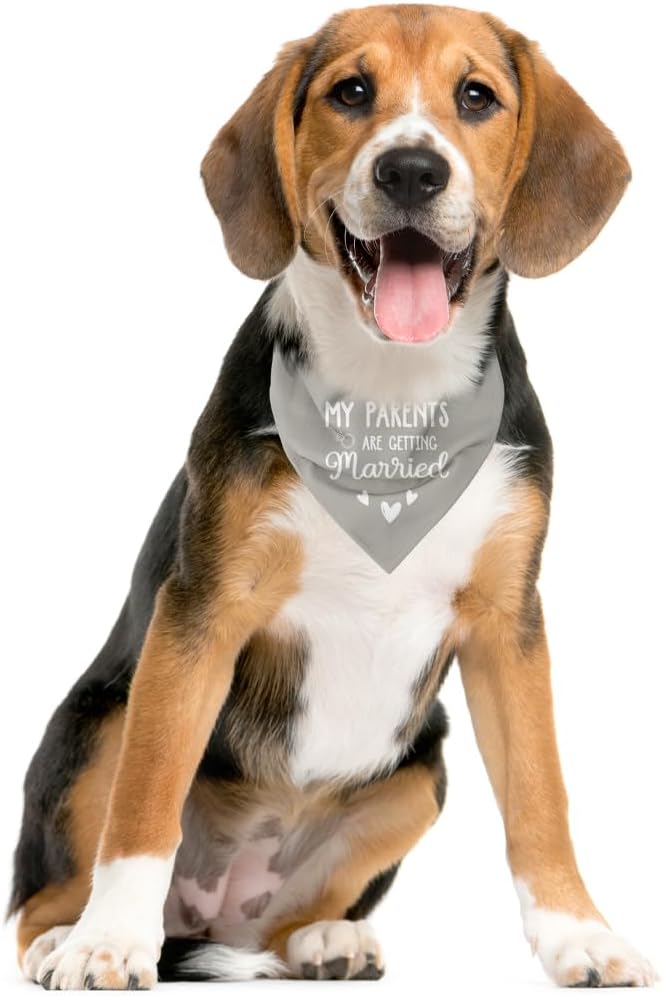 My Parents are Getting Married Dog Bandana (D110)