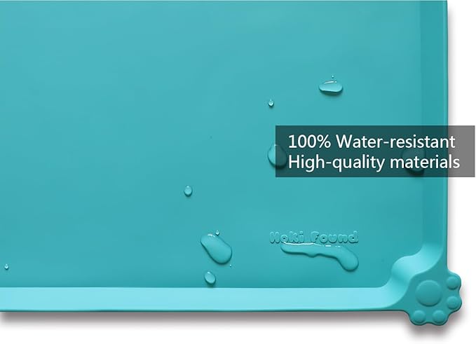 Hoki Found L Silicone Pet Food Mats Tray