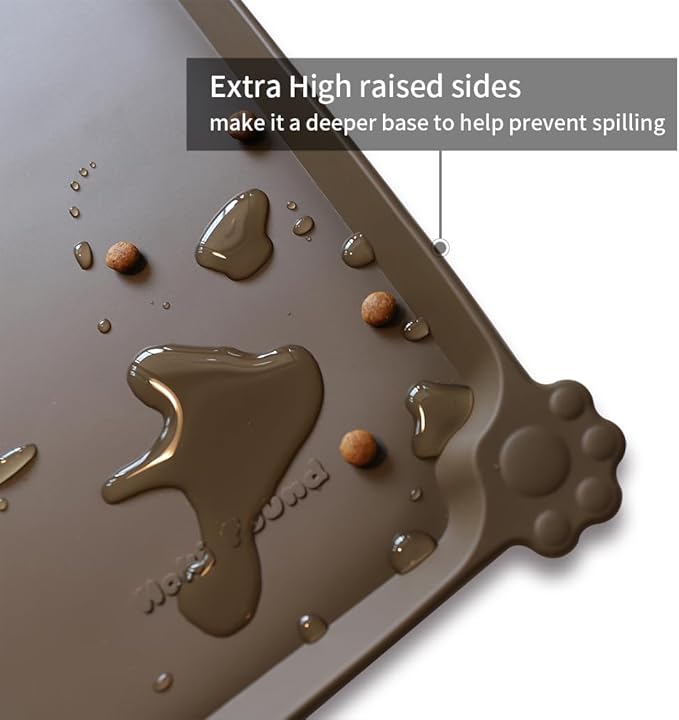 Hoki Found Silicone Pet Food Mats Tray