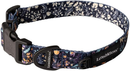Leashboss Patterned Reflective Dog Collar