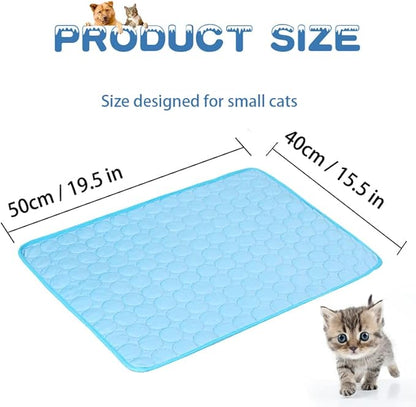MICROCOSMOS Summer Cooling Mat & Sleeping Pad- Water Absorption Top 19" x 15")