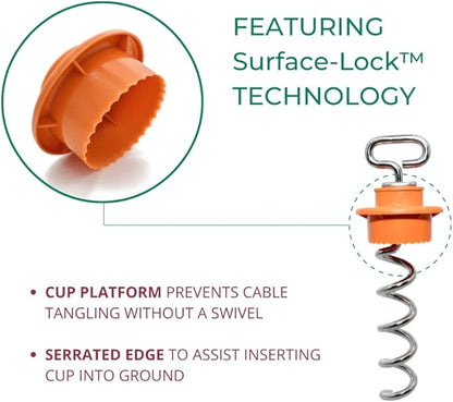 Intelli-Stayk: 4" Diameter with Exclusive Surface-Lock Technology