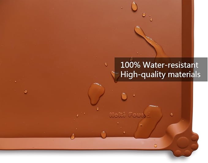 Hoki Found L Silicone Pet Food Mats Tray