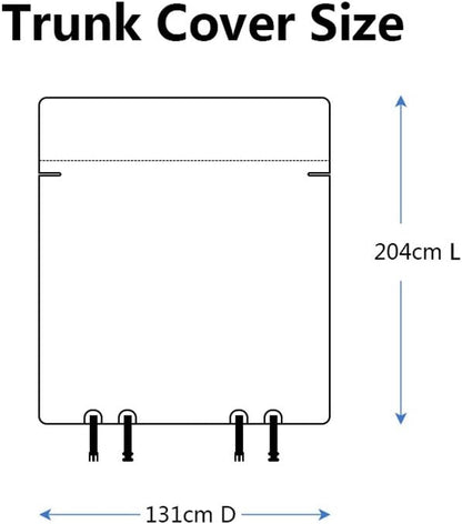 J&C Trunk Dog Cover Car Trunk Cover Heavy