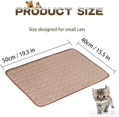 MICROCOSMOS Summer Cooling Mat & Sleeping Pad- Water Absorption Top 19" x 15")