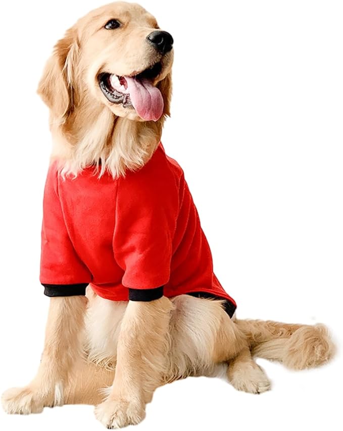 ANIAC Fall Dog Sweater for Large Dog Girl Boy 55-66 LB (6XL, Red)…