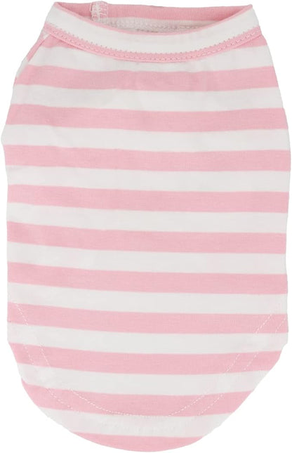 LOPHIPETS 100% Breathable Cotton Striped Dog Tee Shirt