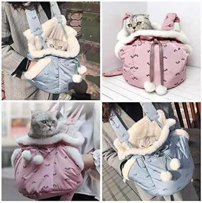 La La Pet Cat Carrier Backpack Travel Dog Chest Backpack Bag