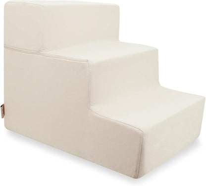 Best Pet Supplies Portable Foldable Foam Pet Stairs/Steps for Couch 3-Step (H: 16.5")