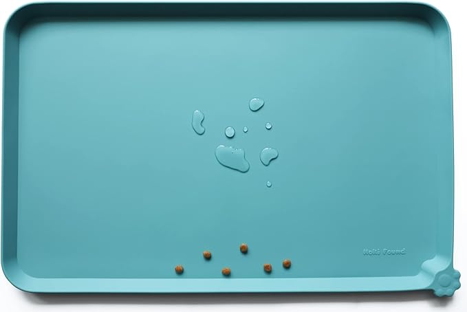 Hoki Found X-Large Silicone Pet Food Mats Tray