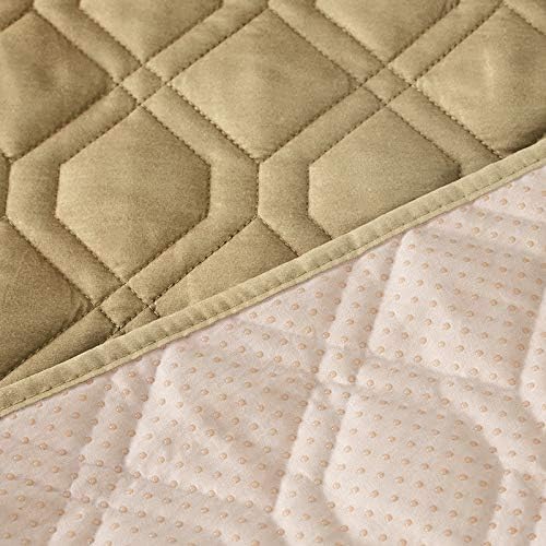 RBSC Home Waterproof Blanket Dog Bed Cover Non Slip Large Sofa Cover Incontinence Mattress Protectors for Pets Dog Cat (5282YELLOW)