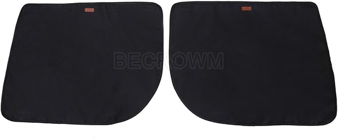 BECROWMUS 2 Packs Dog Car Door Protector