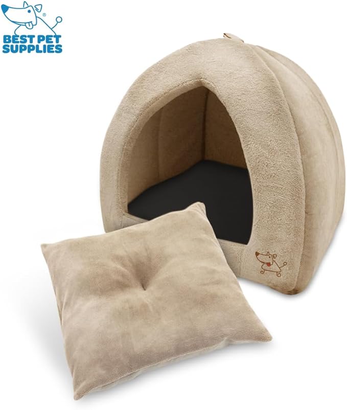 Pet Tent-Soft Bed for Dog and Cat by Best Pet Supplies 18" x 18" x H:16"