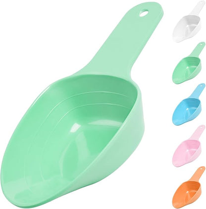 Dog Food Scoop-Melamine Pet Food Measuring Cup - 1 Cup 1/2 Cup 1/4 Cup Dog Cat Bird and Rabbit Food Feeding Scoop Dishwasher Safe -Green