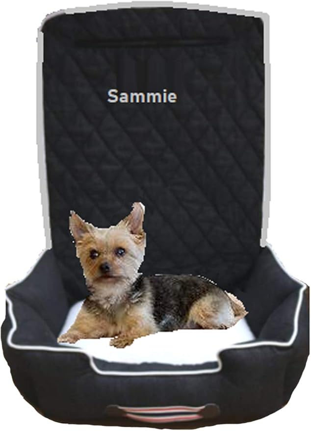 Seat Armour Pet2G100T Komfort2Go Black Car Pet Bed