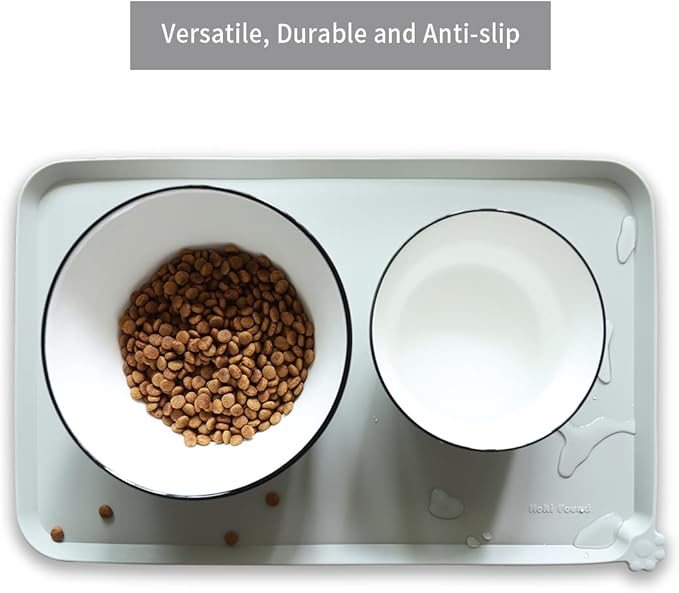 Hoki Found Silicone Pet Food Mats Tray