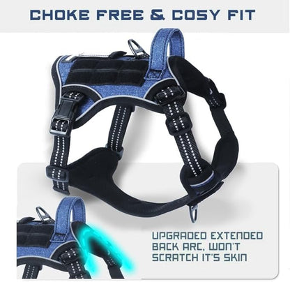BUMBIN Tactical Dog Harness for Large Dogs No Pull