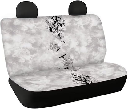 Crow Spider Web Car Seat Covers for Men Womens