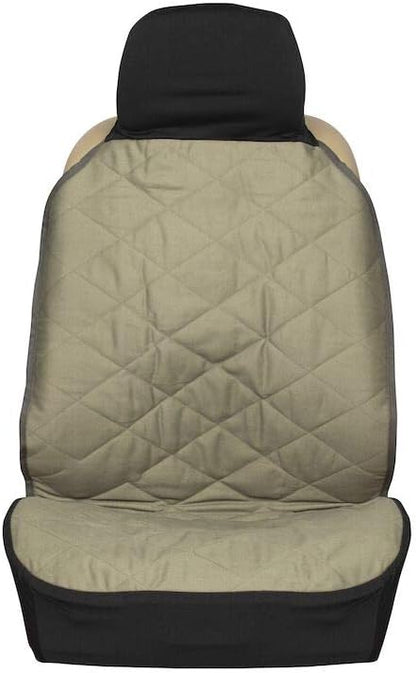 PetSafe Happy Ride Quilted Dog Car Seat Cover – Waterproof & Durable – Machine Washable – Fits Most Cars