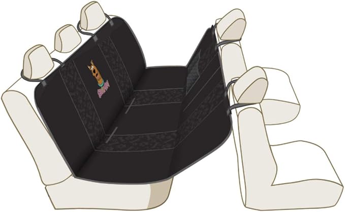 BDK Scooby Doo Waterproof Dog Car Seat Cover for Back Seat