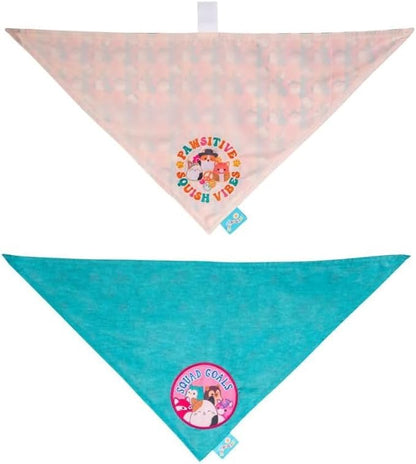 Squishmallows Original Reversible Pet Bandana 2-Pack (Small/Medium)