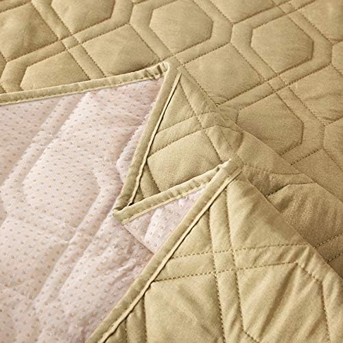 RBSC Home Waterproof Blanket Dog Bed Cover Non Slip Large Sofa Cover Incontinence Mattress Protectors for Pets Dog Cat (5282YELLOW)