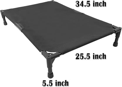 Love&go Elevated Dog Bed with Metal Frame 34.5x25.5x5.5 inch,