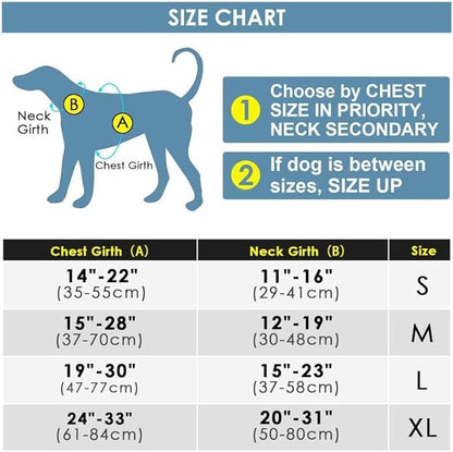 ThinkPet No Pull Harness Breathable Sport Harness with Handle-Dog Harnesses Reflective Adjustable for Medium Large Dogs