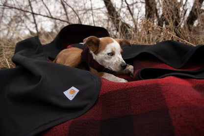 Carhartt Firm Duck Sherpa-Lined Throw Blanket