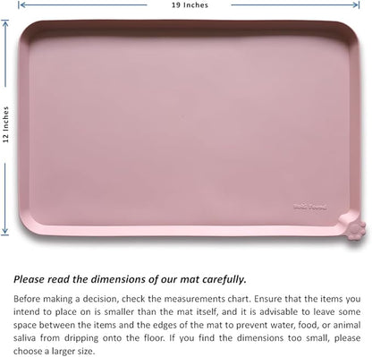 Hoki Found Silicone Pet Food Mats Tray