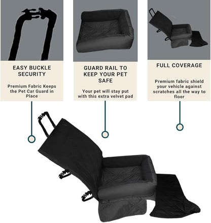 Formosa Covers Deluxe Waterproof Car Seat Dog Bed PetGuard Cover 21" W 72" L,