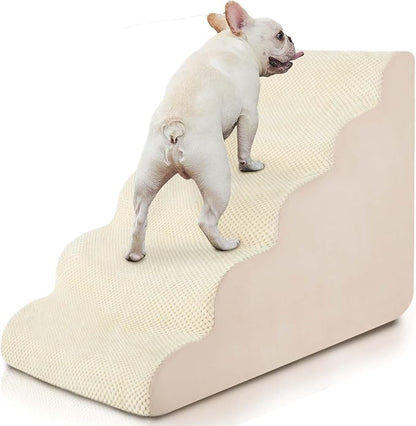 BOMOVA Dog Stairs for Small Dogs 5-Step Dog 2/3/4/5 Steps