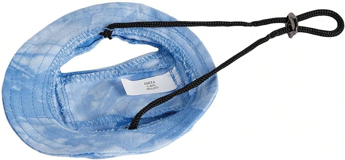 Generic Tie Dye Dog Hat with Ear Hole