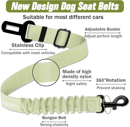COOYOO Dog Seat Belt