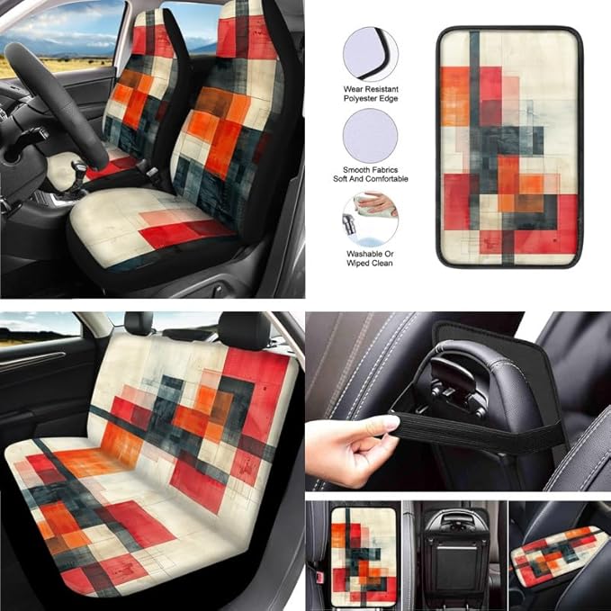 Graffiti Patterns Painting Car Seat Covers Full Set