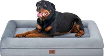 Orthopedic Washable Large Dog Bed: XXLarge Dog Bed Bolster Waterproof