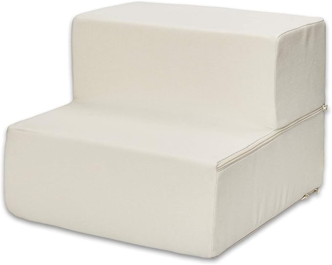 Best Pet Supplies Foldable Foam Pet Steps for Small Dogs and Cats 2-Step