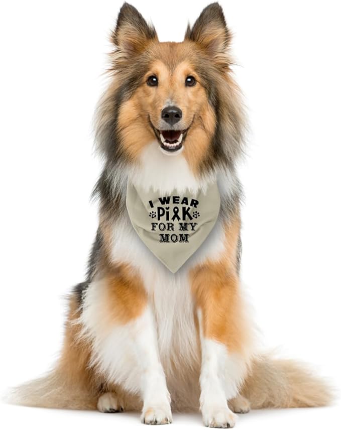 Apricot Gray Dog Bandana (D48)