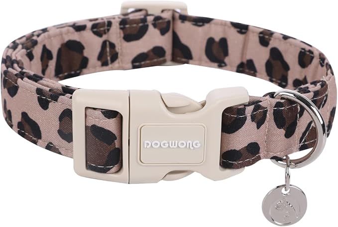 DOGWONG Cotton Dog Collar