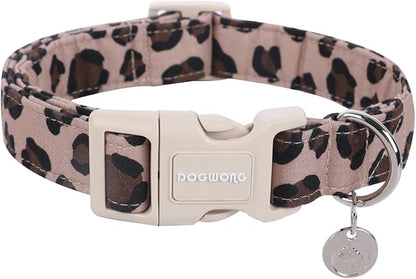 DOGWONG Cotton Dog Collar