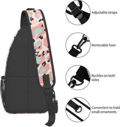 Stylish Sling Bag for Women Men Casual Backpack Crossbody Chest Shoulder Bag Gym Sports Travel Hiking Daypack