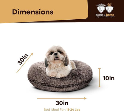 Bessie and Barnie Bagel Donut Dog Bed