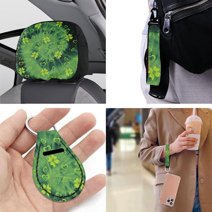 Gradient Hearts Clovers 13 PCS Car Seat Cover