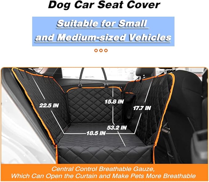 KEYOOG Dog Car Seat Cover 100% Waterproof