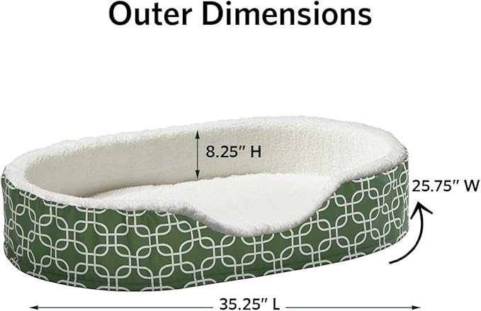 MidWest Homes for Pets Orthoperdic Egg-Crate Nesting Pet Bed w/ Teflon Fabric Protector